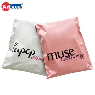 Wholesale Custom Shipping Mailing Packaging Pacel Bags/ Bio Degradable Plastic Mailing Bags Pink Poly Mailer