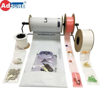 Duplex Pre-Opened Auto Bags On Rolls or Fanfolded in a Box For Automatic Baggers Poly Perforated Auto Rollbag