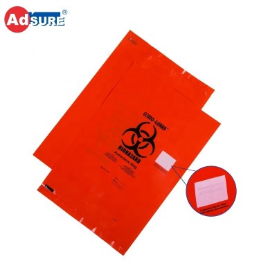 Red Autoclavable Biohazard Bags/Medicine Bags/Medical Specimen Bags