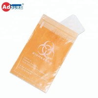 Custom Zip-style Medical Lab Biohazard Transport Specimen Ziplock Bags