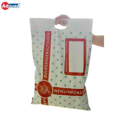 Custom Branded Biodegradable Returnable Poly Mailers / Post Sachel with Handle and Double Tape