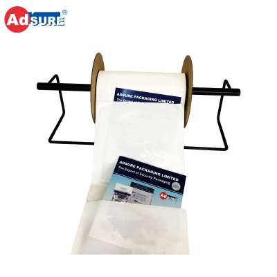 Pre Opened Bags  On A Roll /Custom One Clear One Opaque ESD Auto Bag On A Roll or Fanfold in a Box for Auto Parts